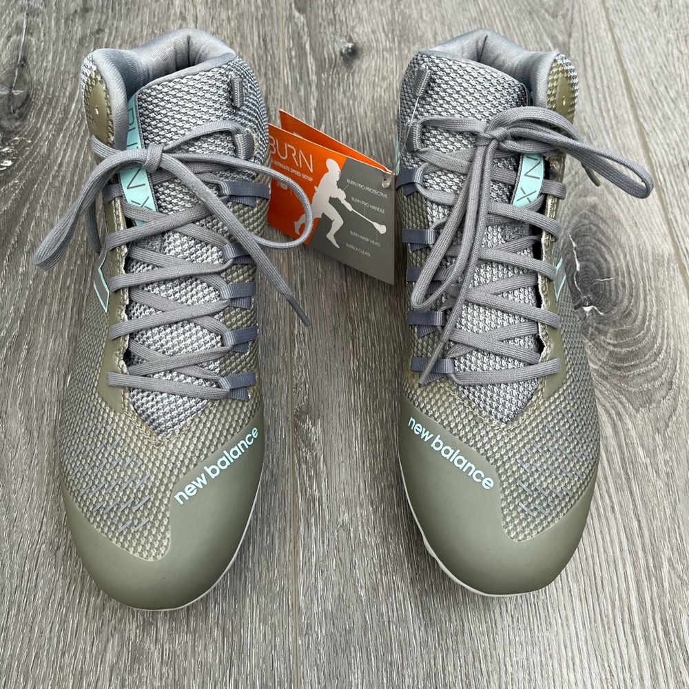 New Balance Gray and Green Athletic Shoes